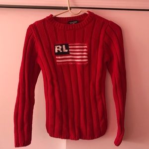 Polo Ralph Lauren red sweater